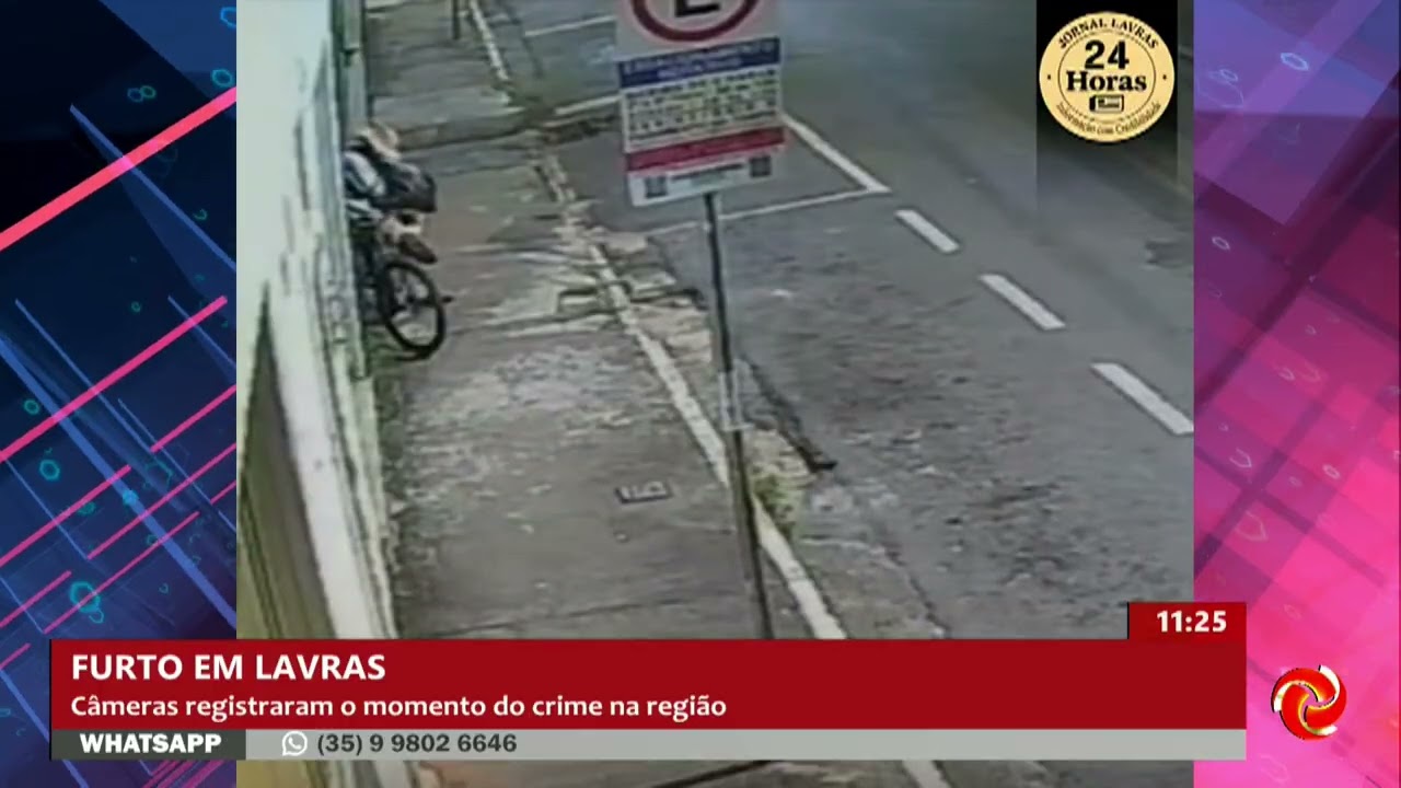 Bicicleta foi furtada em Lavras e família pede ajuda