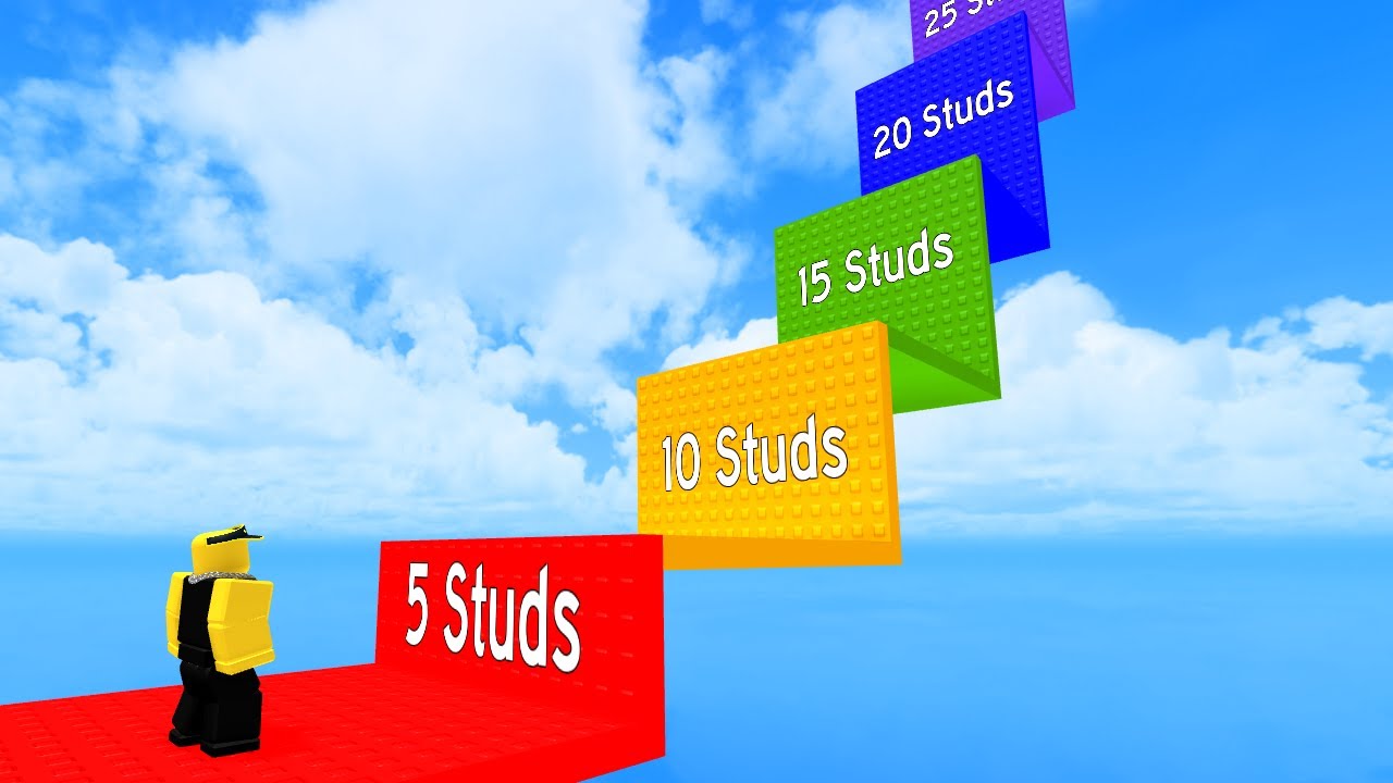 ROBLOX STUD JUMP DIFFICULTY CHART OBBY