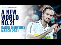 Daniil Medvedev: NEW WORLD NO.2!
