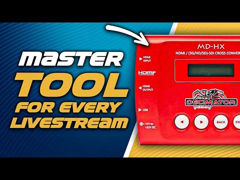 Decimator MD-HX (Tutorial) - The ONE Livestream Tool For Pros