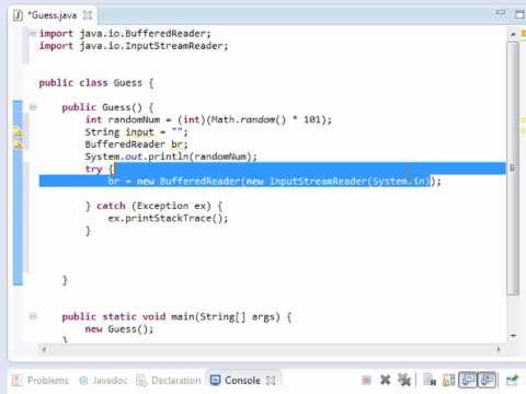 Java Programming - Guessing Game Part 2 - Galbraith
