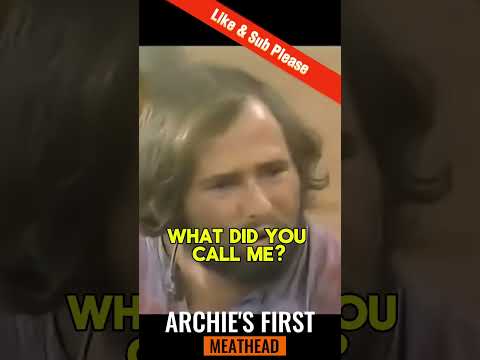Archie Calls Rob Reiner ‘Meathead’ for the First Time! 😂 | All in the Family Classic Moment #70tv