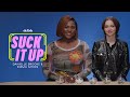 Emma Myers Danielle Brooks Confess To Stealing From A Minecraft Movie Set Suck It Up Delish