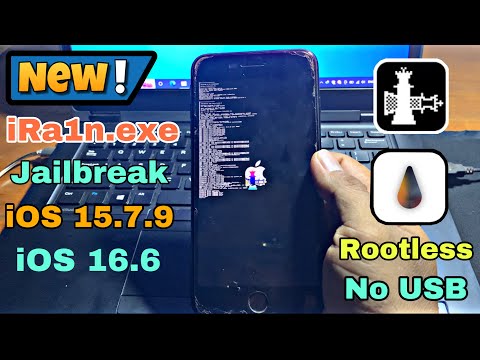 iRa1n new Jialbreak 15.7.9 - iOS 16.6 doesn’t use USB support A8-A11 for on Windows