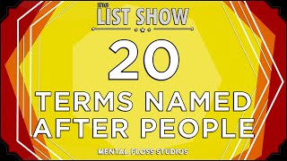 20 Words & Terms Named After People | Mental Floss