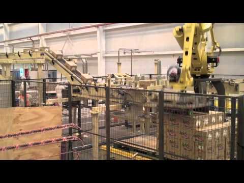 Palletizado Automático Robotizado De Cajas Tipo Wrap-Around