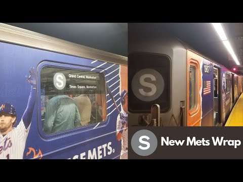 MTA New Mets Wrap On The 42 Street Shuttle