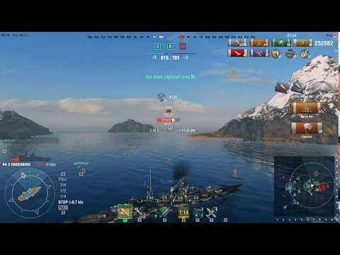 HINDENBURG - World of Warships : 260K DMG Dreadnought, Arsonist, Witherer, High Caliber