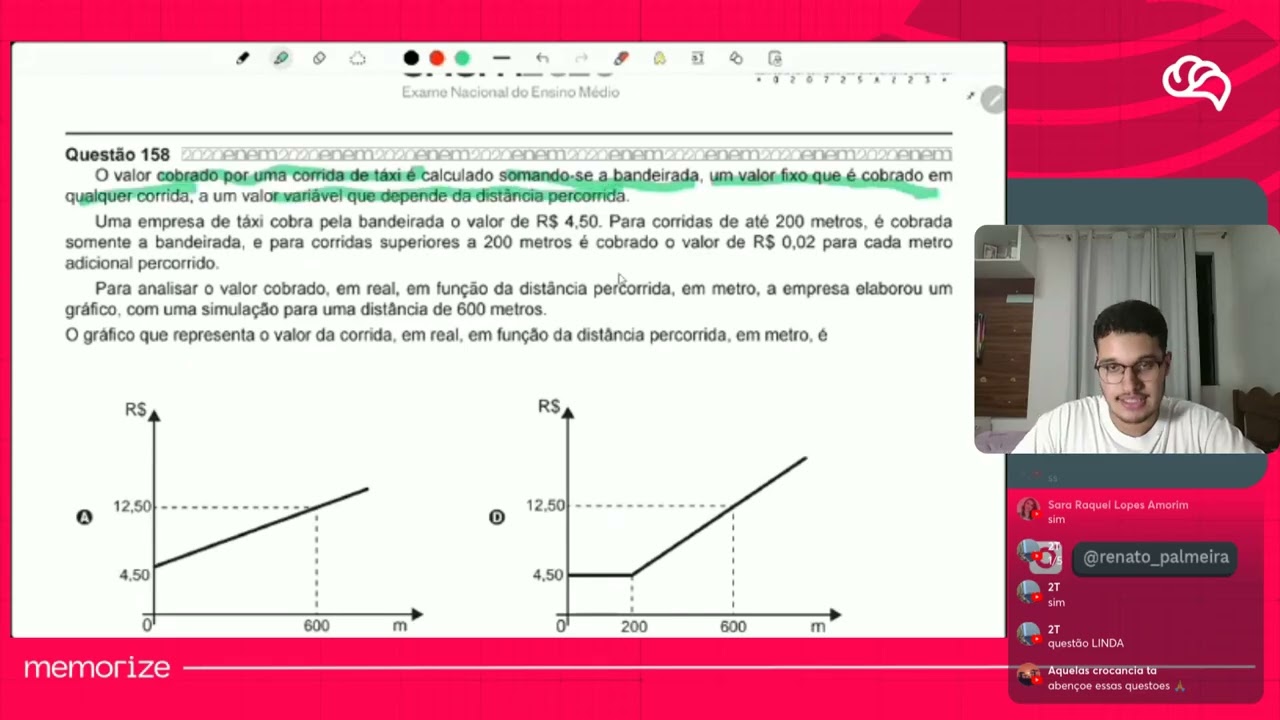 Resolução em Vídeo — Questão 157 ENEM 2020 PPL