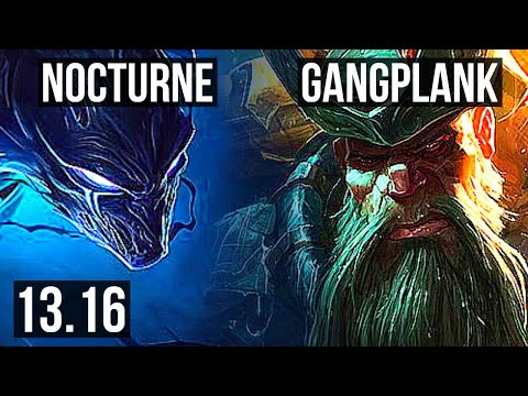 NOCTURNE vs GP (TOP) | 6 solo kills, Legendary, 900+ games, 1.5M mastery | KR Grandmaster | 13.16