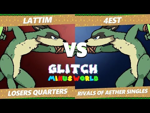 Glitch 7 ROA - Lattim (Maypul) VS 4est (Maypul) Rivals of Aether Losers Quarters