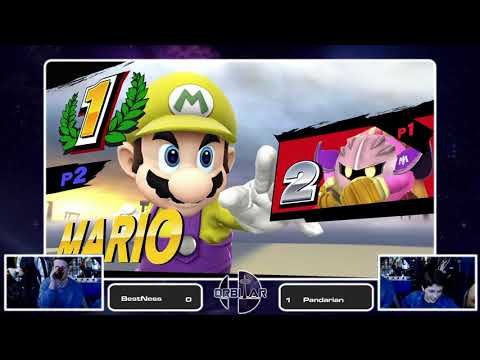 BestNess (Mario, Yoshi) vs Pandarian (Meta Knight) - Winners Semis - Orbitar 59