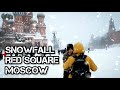 ❄️ MASSIVE SNOWFALL on Red Square, MOSCOW! (December 3, 2023) [4K] Winter Wonderland!