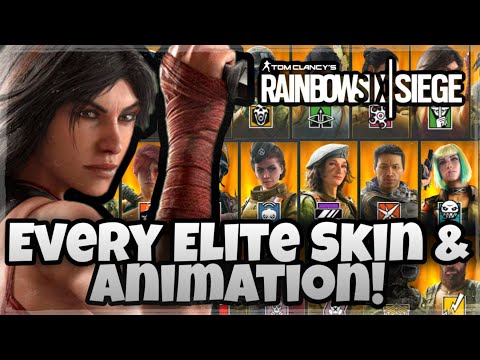 Every Elite Skin And MVP Animation In Rainbow Six Siege As Of Operation Void Edge!