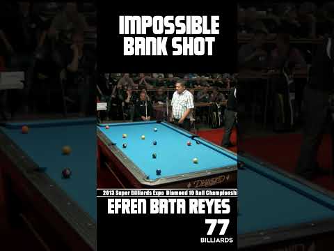 Impossible Bank Shot by the Great Efren Bata Reyes