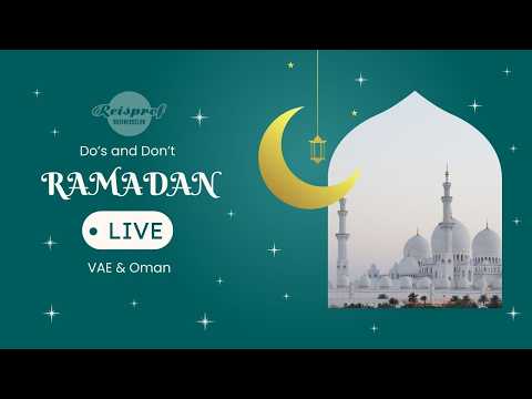 Ramadan tijdens de vakantie