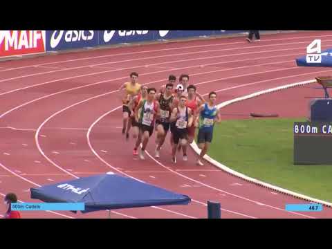 championnat de France cadet 800m Maxence Lavergne Maxence