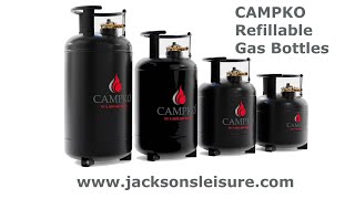 Campko Refillable LPG Gas Bottles Caravan Motorhome Campervan and Marine