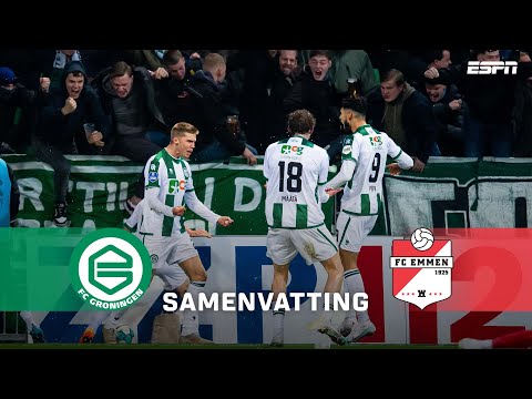 PEPI belangrijk voor GRONINGEN met GOAL in DEGRADATIEKRAKER ⚽|  Samenvatting FC Groningen - FC Emmen