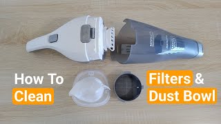 Black And Decker Dustbuster Quick Clean – How To Clean Filters & Dust Bowl