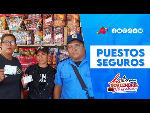 🔥 Protocolos de seguridad: puestos de pólvora supervisados en Ciudad Sandino antes de Navidad