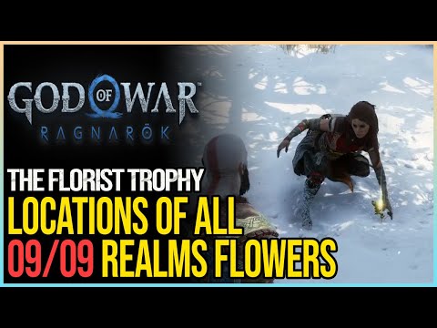 All 9 Flower Locations God of War Ragnarok - The Florist Trophy