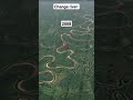 Changing the river bed time lapse