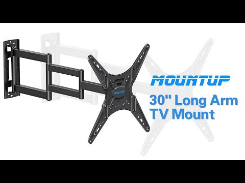 Full Motion Corner TV Wall Mount For 26"-55" TVs MU0057 from MOUNTUP