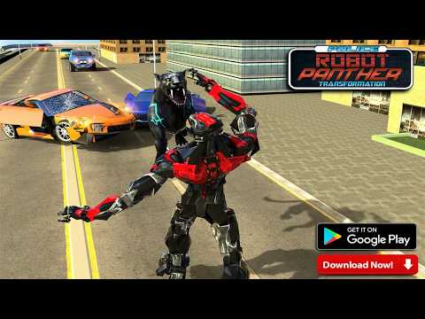 US Police Transform Robot Car: Black Cop Panther