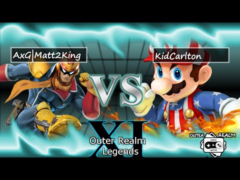 ORLXI - AxG Matt2King (Falcon) vs. KidCarlton (Mario) - WR2 - Smash 4 - Wii U