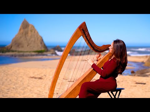 1 Hour of Relaxing Ocean Harp Music I Sarah Bhalla