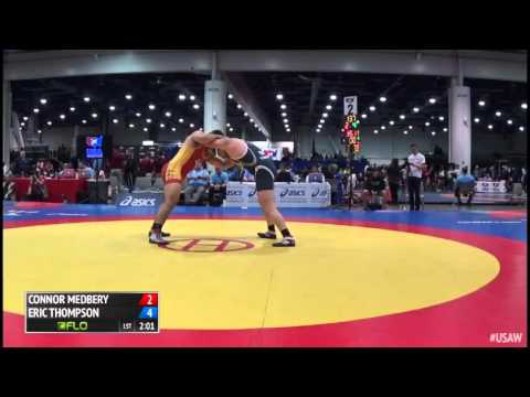 125 Quarter-Finals - Connor Medbery (Titan Mercury WC) vs. Eric Thompson (Nittany Lion WC)