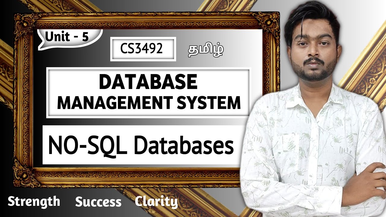 NOSQL Databases in Tamil | Types | Database Management System in Tamil | Unit 5 | CS3492 in Tamil