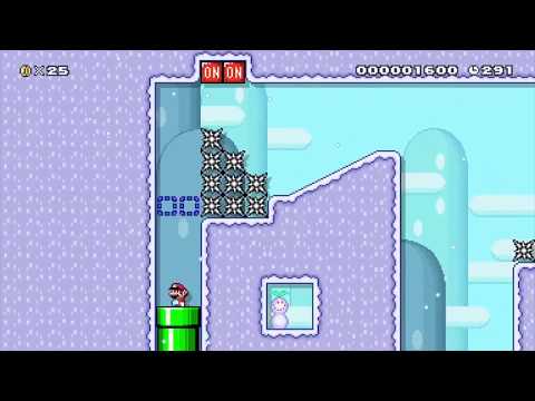 Spikey Slopes (Mario Maker 2)