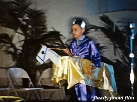Vintage 1959 Purim party 1950s home movie clip costumes Temple Israel Judaism Jewish holiday