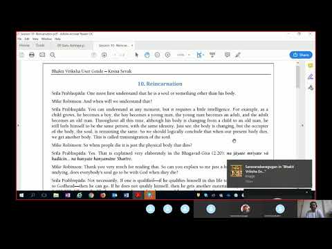 Bhakti Vriksha Session 10- Reincarnation