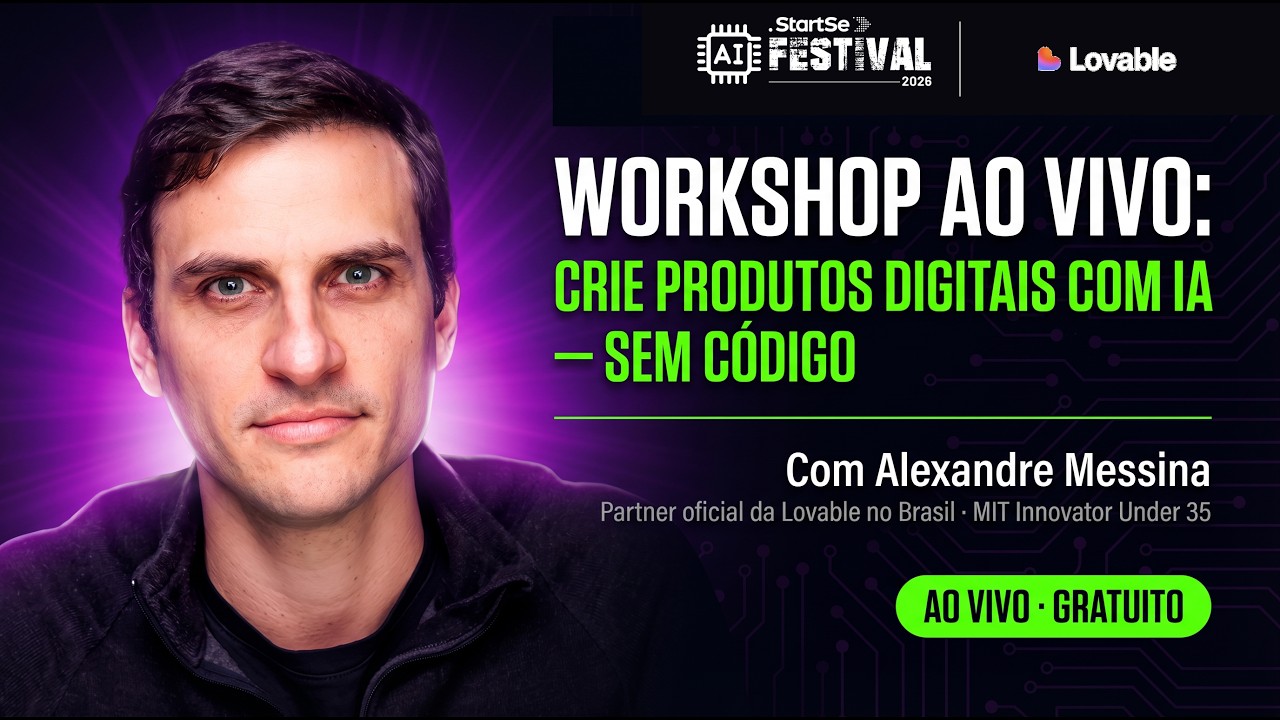 Esquenta AI Festival 2026: Crie Produtos Digitais com AI | Workshop com Lovable