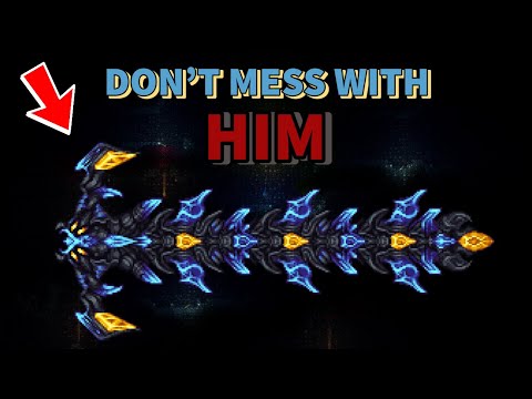 My first Adult Eidolon Wyrm "Experience" in Terraria Calamity