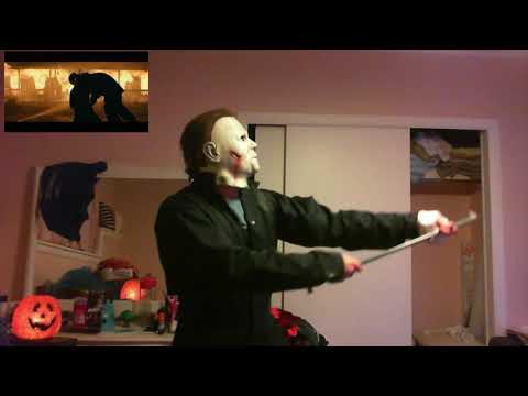 Halloween Kills, Recreating Michael Myers moves from the fire fighter scene