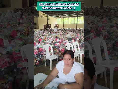 INICIA ENTREGA DE ALIMENTOS A MAS DE  6 MIL FAMILIAS EN SAN BENITO PETÉN 🇬🇹.
