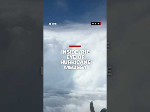 Inside the eye of Hurricane Melissa