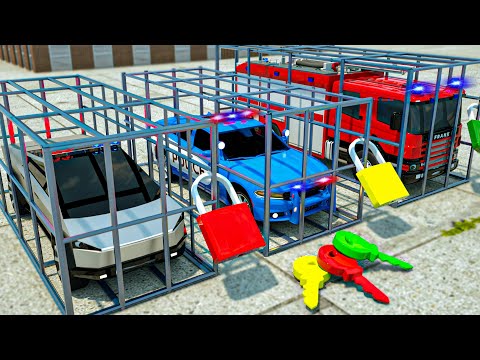 Police Car Lucas Got Trapped - Wrong Keys | Wheel City Heroes (WCH) Super Trucks Cartoon