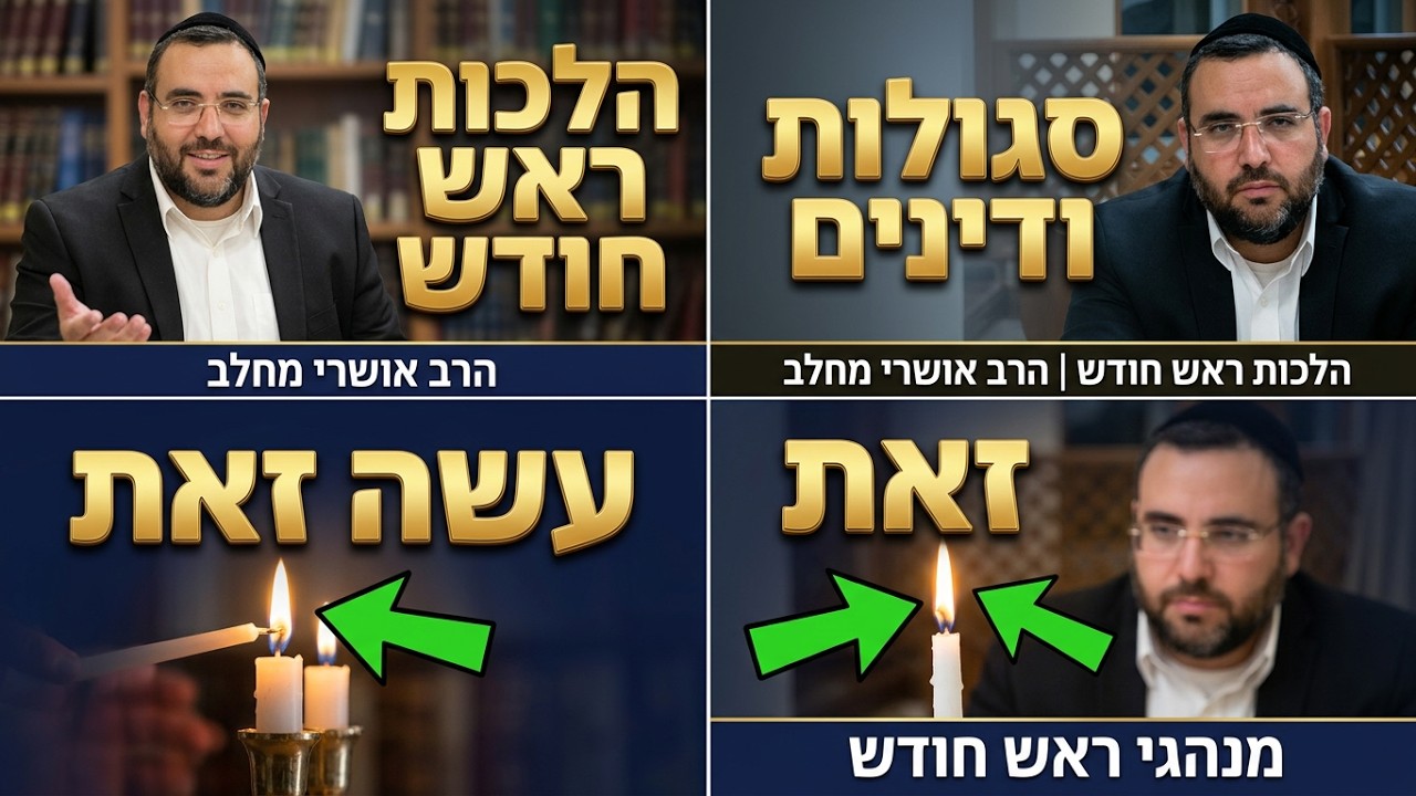 הרב אושרי מחלב - הלכות ראש-חודש