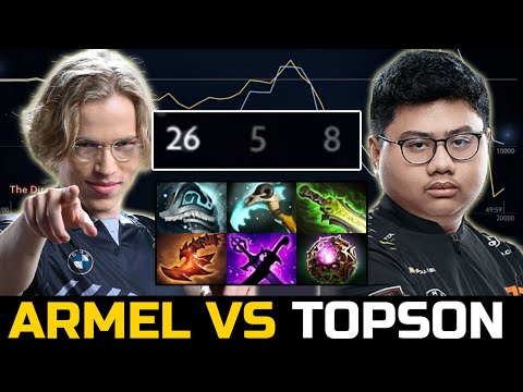 FULL SLOTTED MID BATTLE - ARMEL VS TOPSON DOTA 2