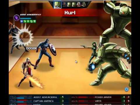 MAA-Defeating Epic boss 12.2-Viper vs Avengers Cap. America & Magik