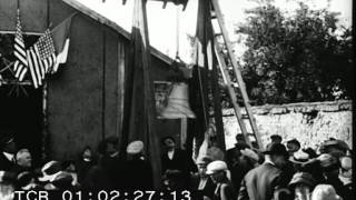 preview picture of video 'bapteme de cloche dans les regions devastées  Baptising Church Bells in Devastated France'