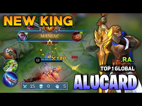 MANIAC! Alucard King Perfect Gameplay [ Alucard Best Build Top 1 Global ] By .RA. - Mobile Legends