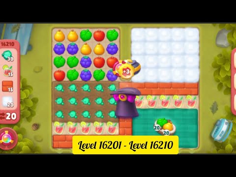 Gardenscapes ( Level 16201 - Level 16210 ) - All Puzzles - Gameplay