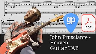 John Frusciante - Heaven Guitar Tabs [TABS]