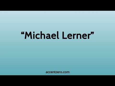 Pronounce "Michael Lerner" - South Korean accent vs. native U.S.